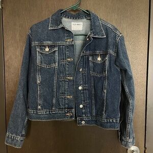Old Navy Classic Denim Jacket, Small Dark Wash